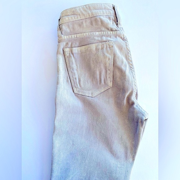 Helmut Lang White Paint Splatter Gray Low Rise Jeans Size 26 - Picture 8 of 10